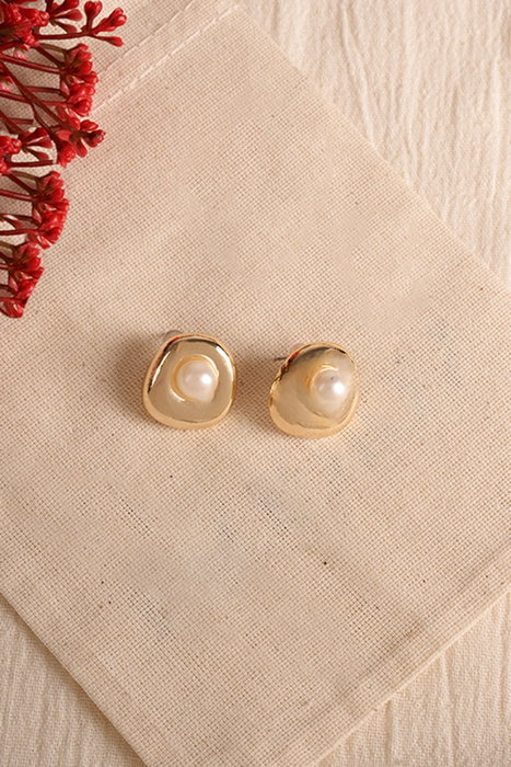 Heliophilia Silver Pendientes de Oro Dorados